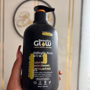 beautiful glow face & body lotion salicylic acid 400ml