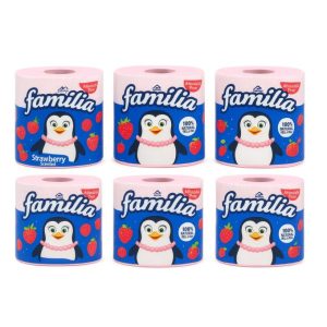 familia strawberry scented toilet rolls single