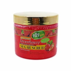 veet gold strawberry sugar scrub 450g