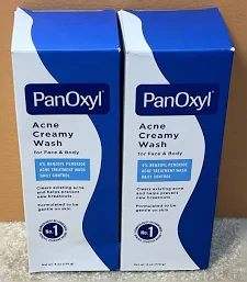 panoxyl acne creamy wash for face & body 4% benzoyl peroxide 156g (copy)